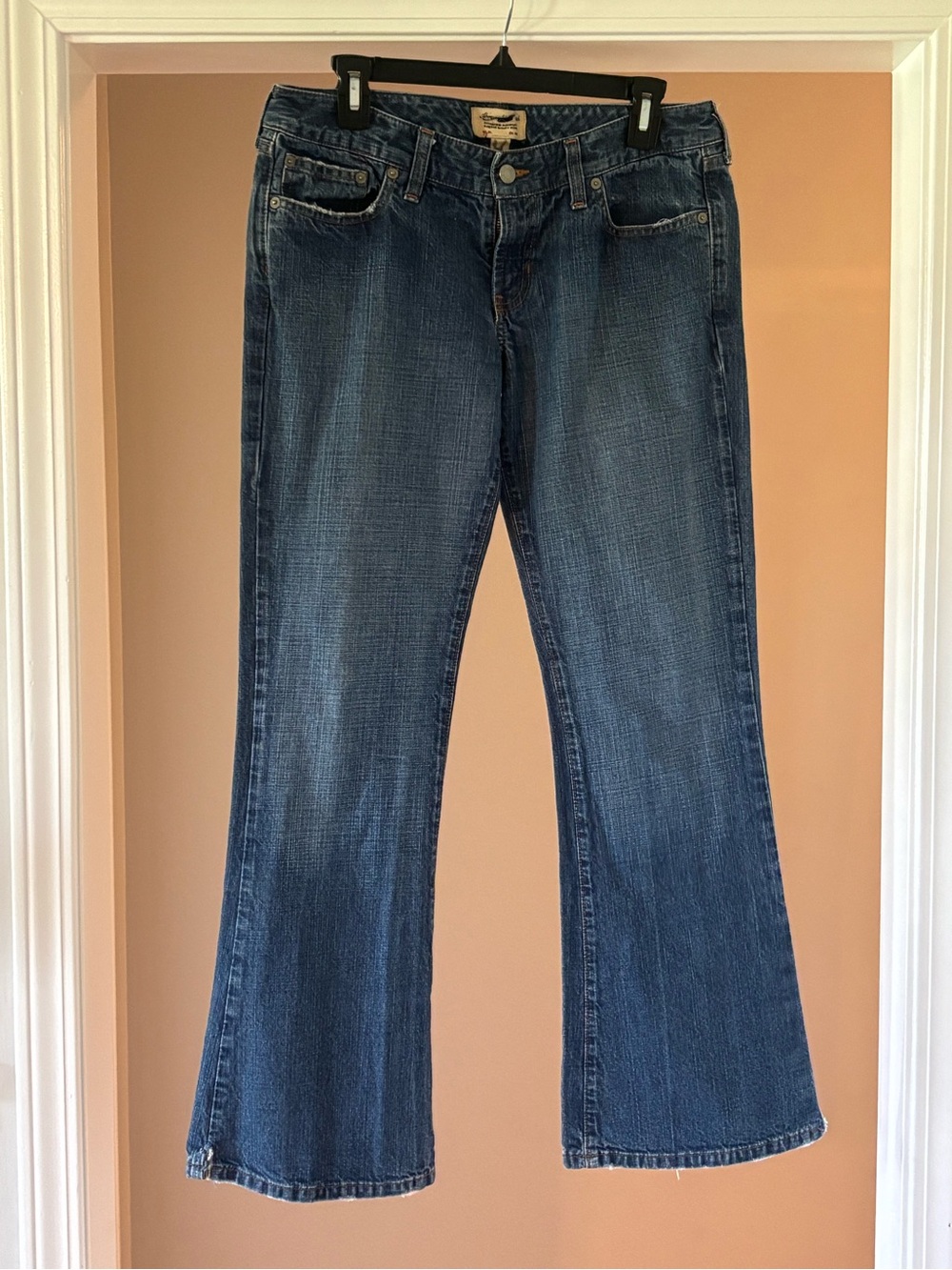 Abercrombie & Fitch Dark Blue Flared Jeans